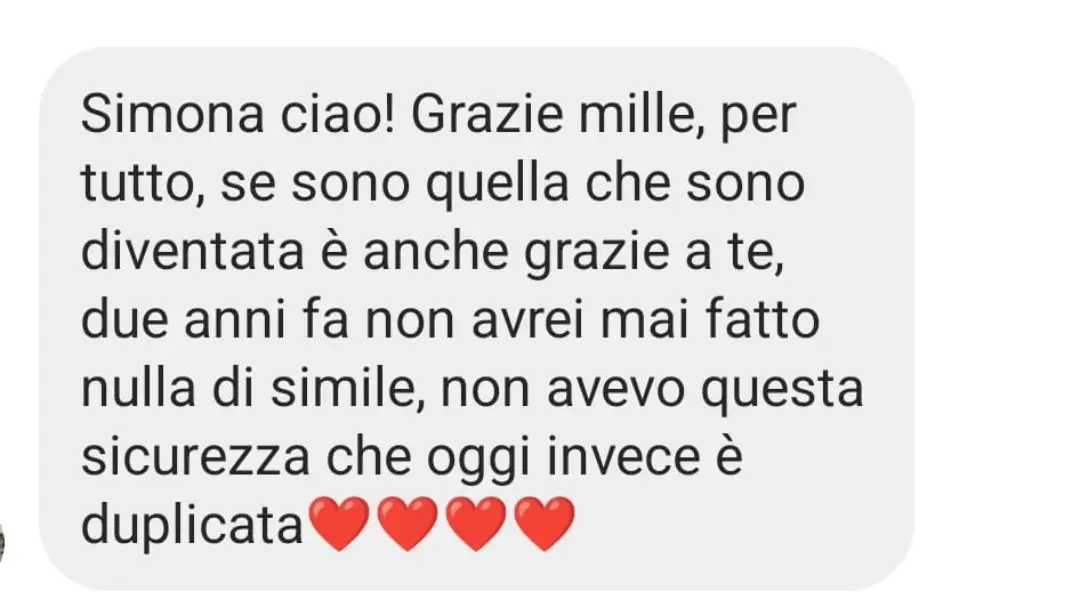 Testimonianza di una donna che trova forza e fiducia nel metodo scientifico Prosperi, seguendo con costanza il suo percorso di crescita personale.